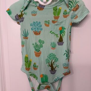 Little Sleepies Succulent onesie 0-3
